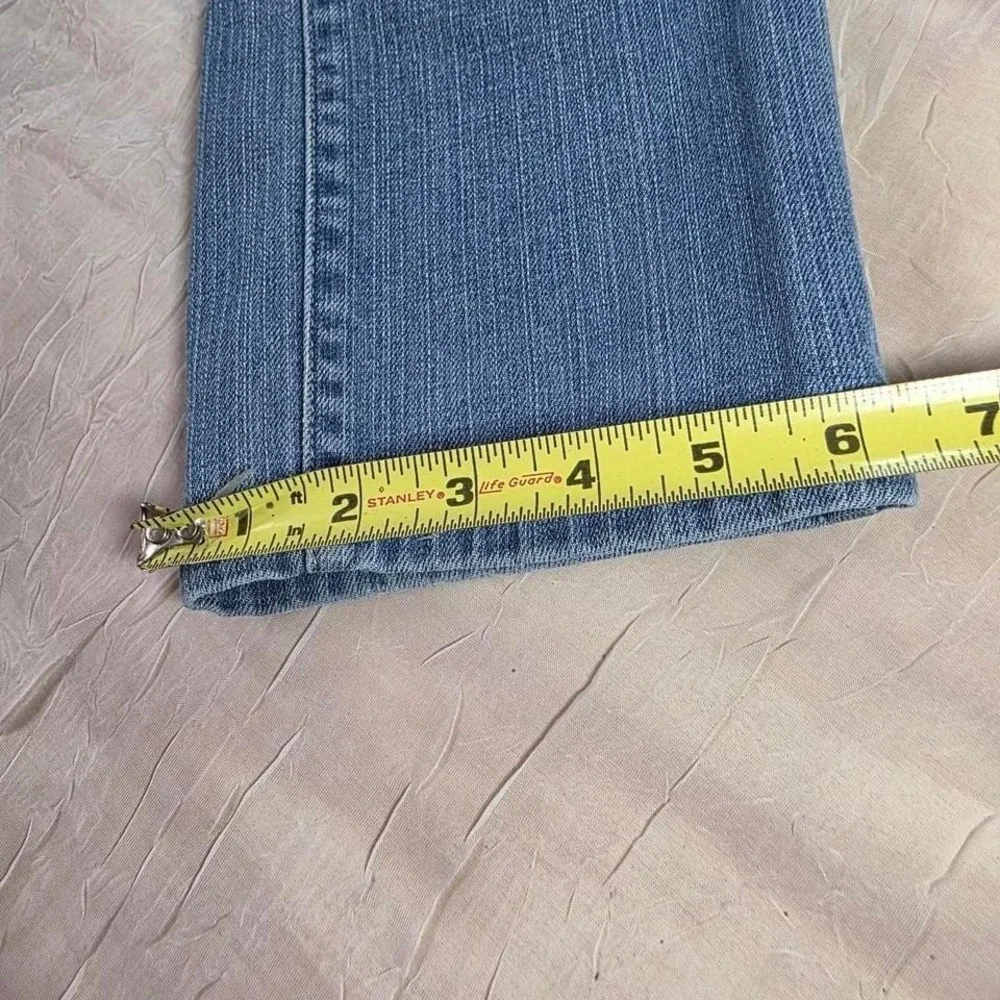 Justice Simply‎ Low Girls Medium Wash Straight Leg Jeans Size 12R Y2K Classic